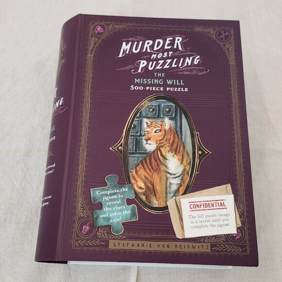 Murder Most Puzzling: Murder Mystery Jigsaw Puzzle, The Missing Will - Picture 2 of 11